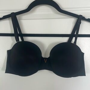 Strapless black Victoria’s Secret Bra